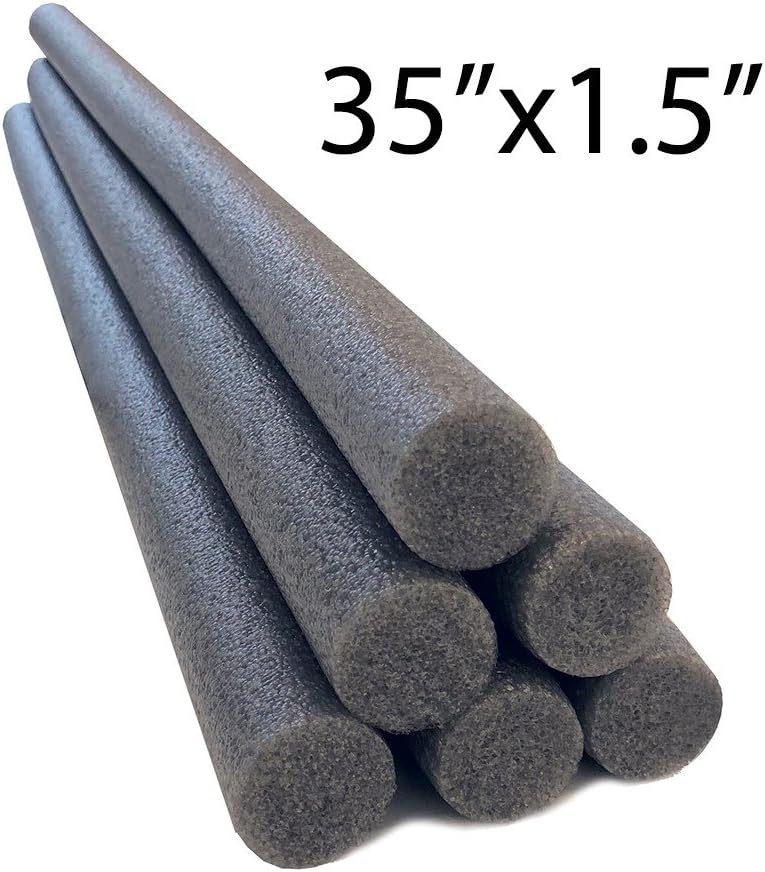 1.5" x 35" Solid Foam Sticks for Craft Projects - 6 Pack view 4