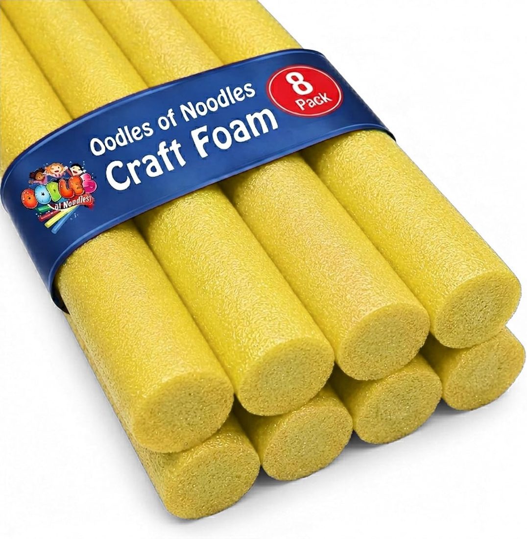 2 inch x 35 Inch Craft Foam - 8 Pack Yellow