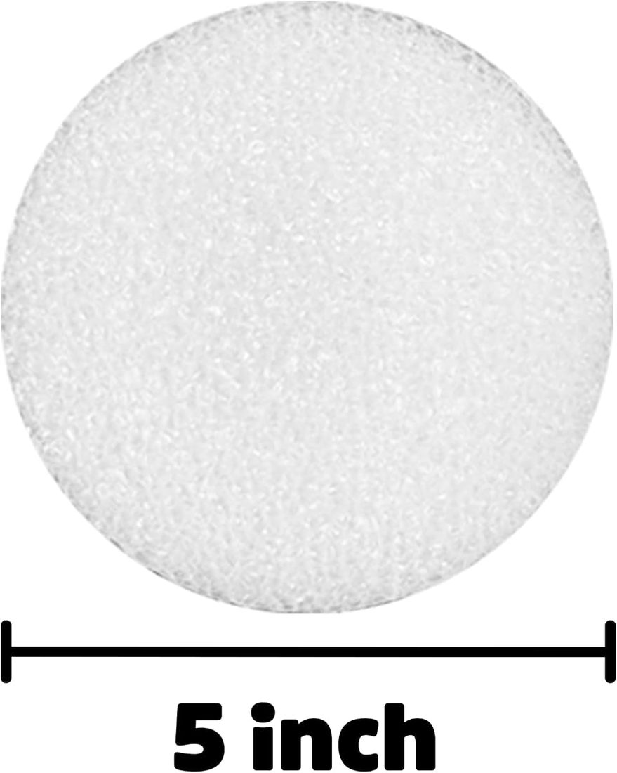 5 Inch Foam Tube Backer Rod for Crafts & DIY - White view 3