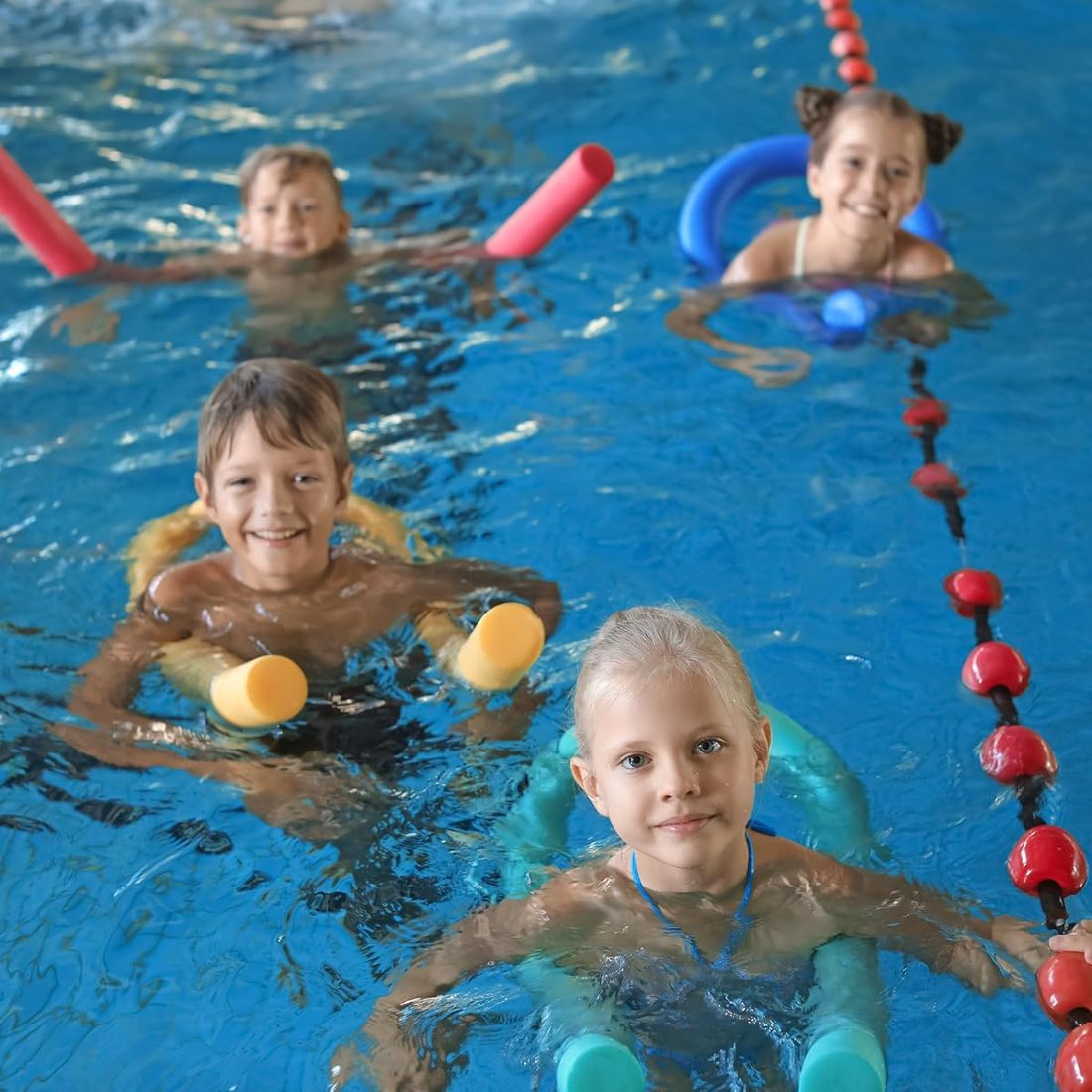 Deluxe Pool Noodles Foam - Pack of 10 - Extra Dense view 4