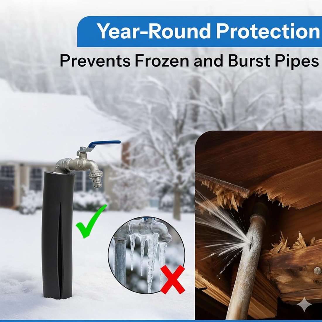 Foam King Brand Insulating Foam Pipe Covers view 4