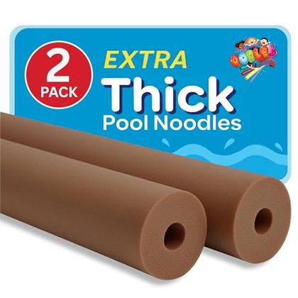 Jumbo & XL Pool Noodles Brown