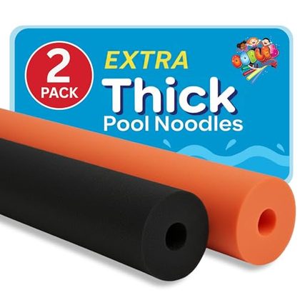 Jumbo & XL Pool Noodles Orange/Black
