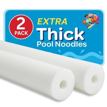 Jumbo & XL Pool Noodles White