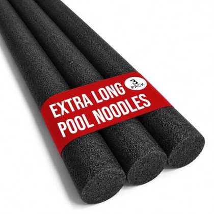 Solid Core Pool Noodles Black