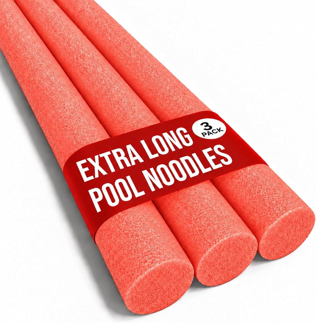 Solid Deluxe Pool Noodles - 3 Pack, 55 Inch